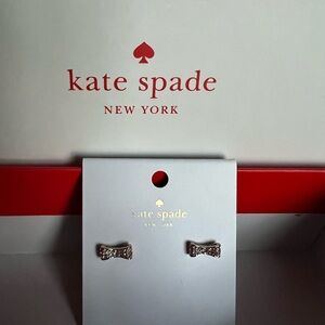 Kate Spade Rose Gold Bow Stud Earrings